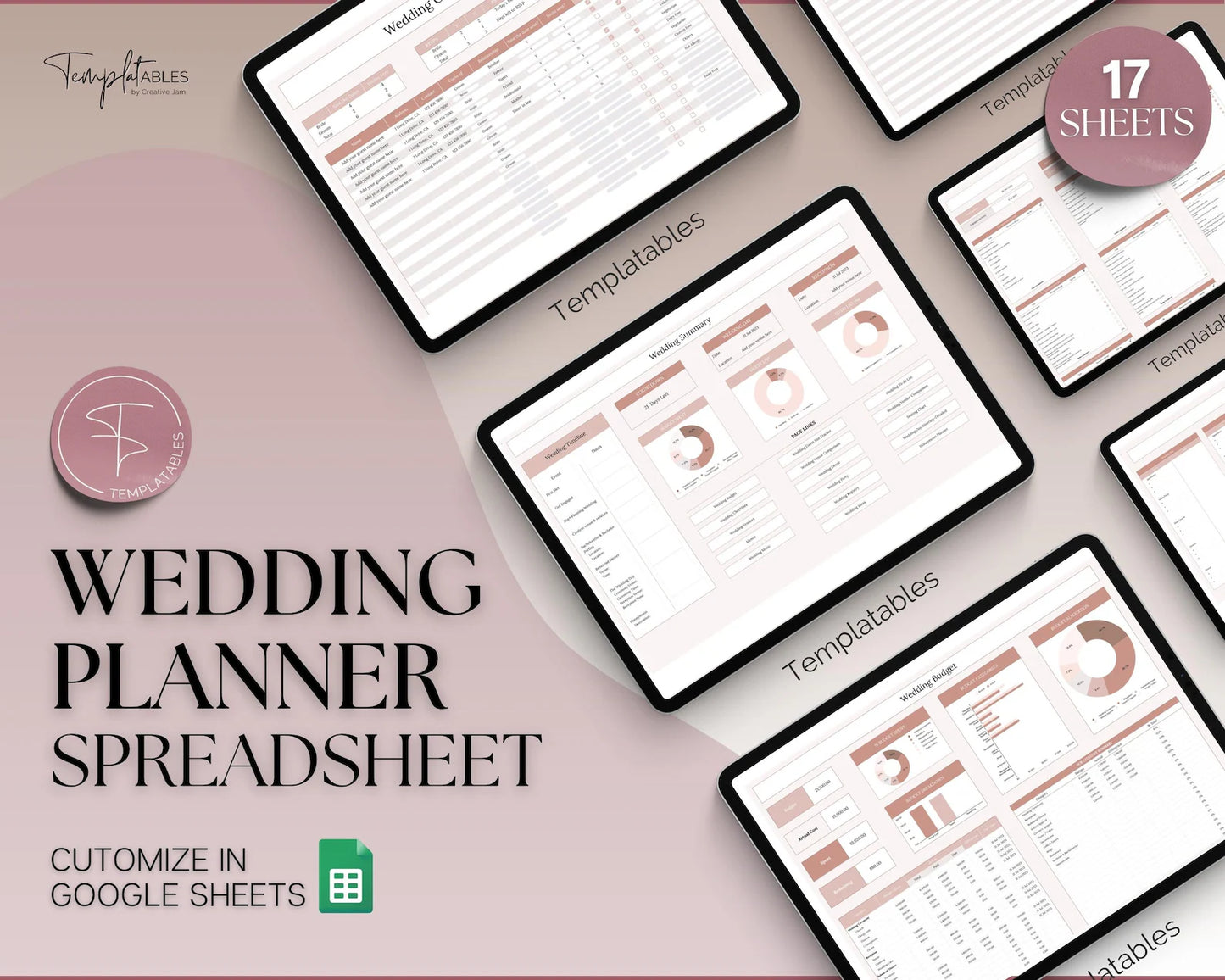 foreverplanned™  Wedding Planner for Excel & Google Sheets
